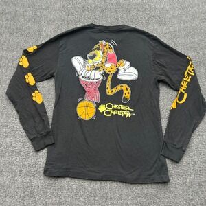 Cheetos Chester Cheetah Black Long Sleeve Shirt Adult‎ Large Basketball Paws